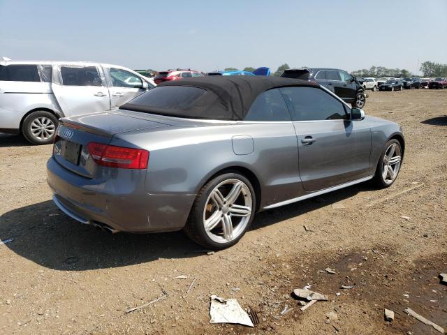 WAUVGAFH9CN005707 - 2012 AUDI S5 PRESTIGE GRAY photo 3