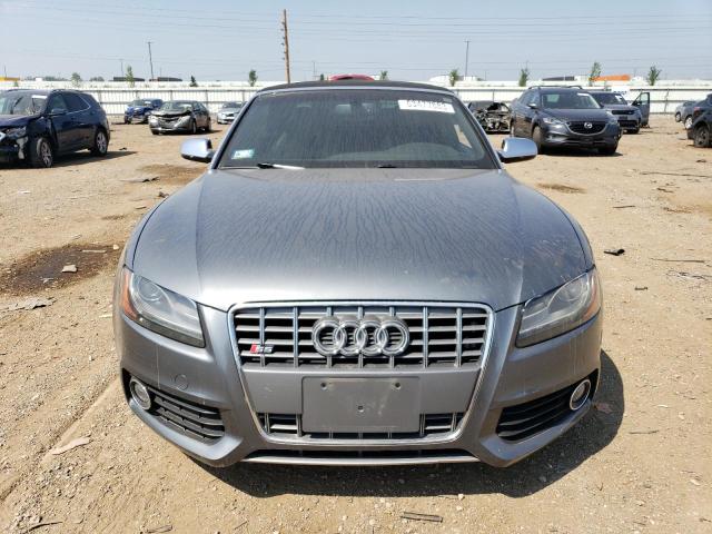 WAUVGAFH9CN005707 - 2012 AUDI S5 PRESTIGE GRAY photo 5