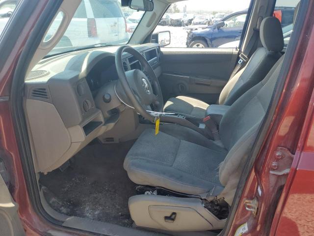 1J8HG48K97C611982 - 2007 JEEP COMMANDER 勃艮第红 照片 7