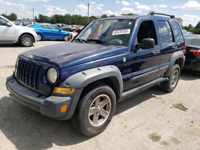 1J4GL38K45W722390 - 2005 JEEP LIBERTY RENEGADE 蓝色 照片 1