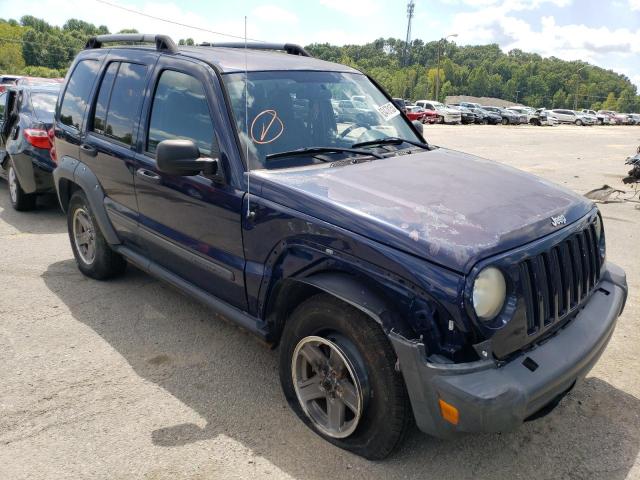 1J4GL38K45W722390 - 2005 JEEP LIBERTY RENEGADE 蓝色 照片 4