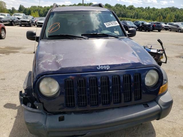 1J4GL38K45W722390 - 2005 JEEP LIBERTY RENEGADE 蓝色 照片 5