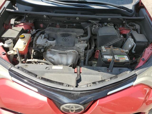 2T3RFREV5HW678877 - 2017 TOYOTA RAV4 XLE 红色 照片 12