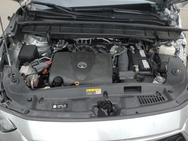 5TDGZRBH3MS544801 - 2021 TOYOTA HIGHLANDER XLE GRAY photo 12