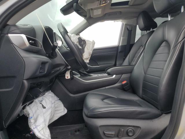5TDGZRBH3MS544801 - 2021 TOYOTA HIGHLANDER XLE GRAY photo 7