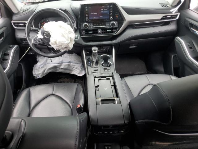 5TDGZRBH3MS544801 - 2021 TOYOTA HIGHLANDER XLE GRAY photo 8