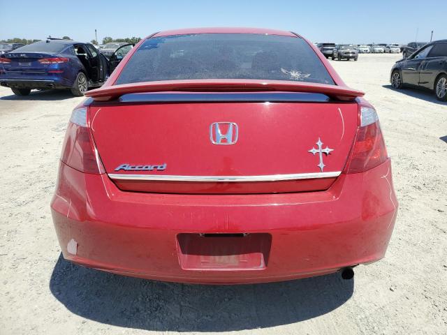 1HGCS12769A002027 - 2009 HONDA ACCORD EX RED photo 6