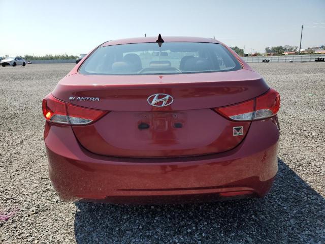 5NPDH4AE3DH187464 - 2013 HYUNDAI ELANTRA GLS BURGUNDY photo 6