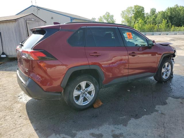 2T3P1RFV1LC133032 - 2020 TOYOTA RAV4 XLE 勃艮第红 照片 3