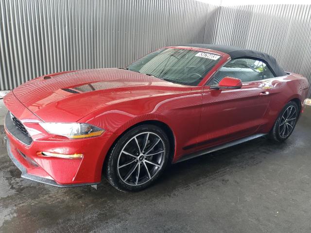 1FATP8UH5M5133374 - 2021 FORD MUSTANG RED photo 1