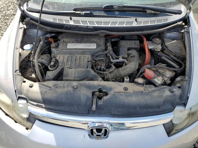 JHMFA36286S026875 - 2006 HONDA CIVIC HYBRID SILVER photo 11