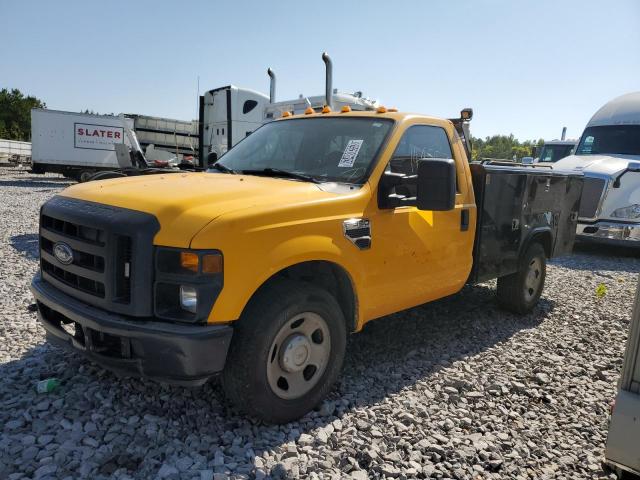 1FDSF34588EE15401 - 2008 FORD F350 SRW SUPER DUTY YELLOW photo 1