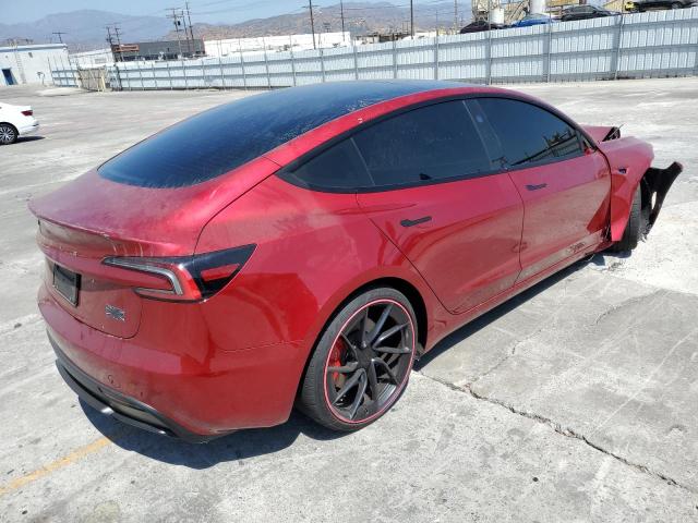 5YJ3E1ET7RF769844 - 2024 TESLA MODEL 3 Qırmızı foto 3