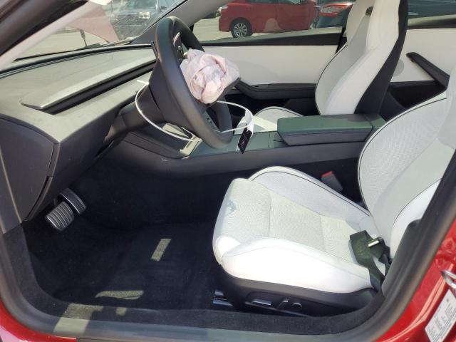 5YJ3E1ET7RF769844 - 2024 TESLA MODEL 3 Qırmızı foto 7