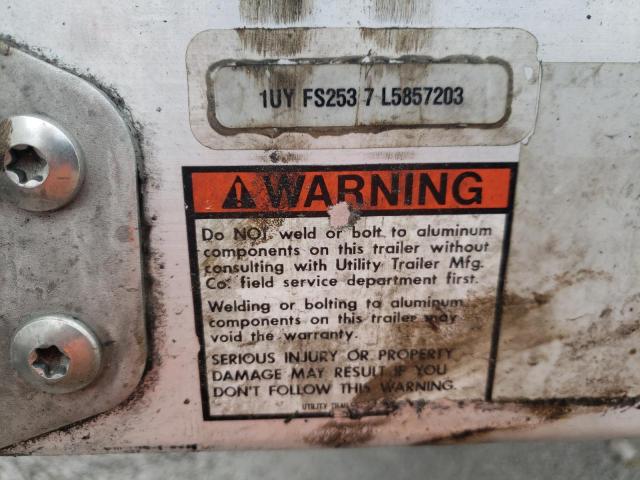 1UYFS2537L5857203 - 2020 UTILITY TRAILER Gümüş foto 10