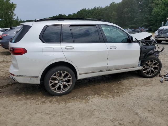 5UXCW2C00M9D87039 - 2021 BMW X7 XDRIVE40I WHITE photo 3