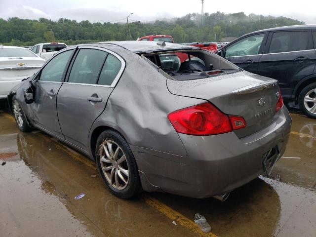 JNKCV61F39M360808 - 2009 INFINITI G37 GRAY photo 2