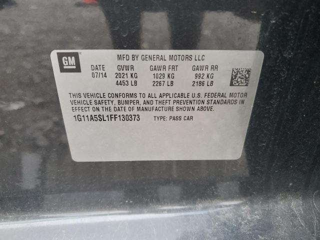 1G11A5SL1FF130373 - 2015 CHEVROLET MALIBU LS BLACK photo 12