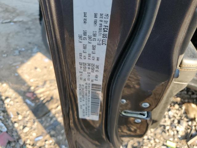 3C4NJDCB7KT669475 - 2019 JEEP COMPASS LIMITED أسود صورة 12