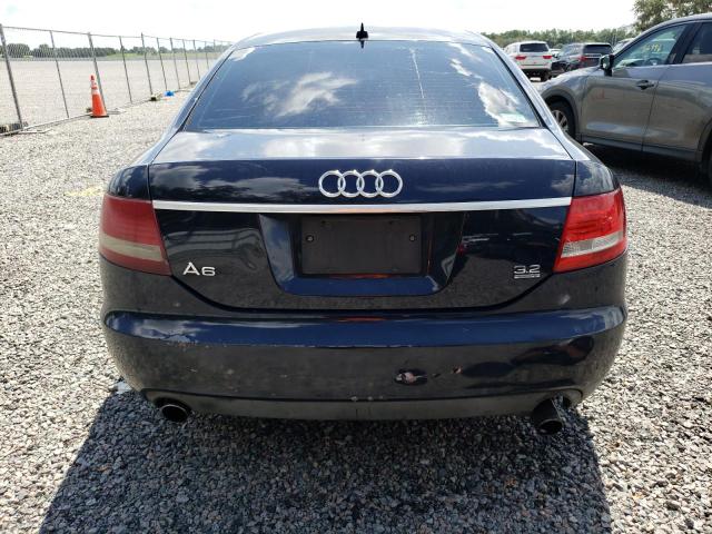 WAUDH74F37N009187 - 2007 AUDI A6 3.2 QUATTRO BLUE photo 6