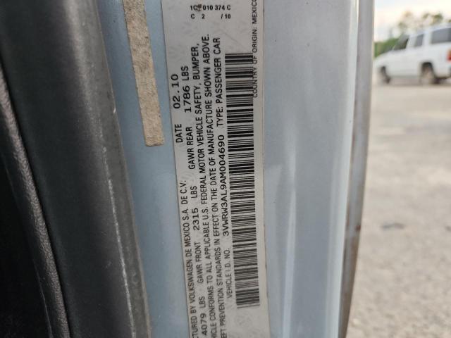 3VWRW3AL9AM004690 - 2010 VOLKSWAGEN NEW BEETLE 蓝色 照片 12