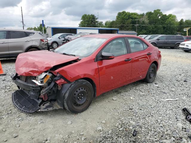 2T1BURHE9EC177743 - 2014 TOYOTA COROLLA L RED photo 1