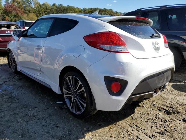 KMHTC6AE3GU302785 - 2016 HYUNDAI VELOSTER TURBO WHITE photo 3