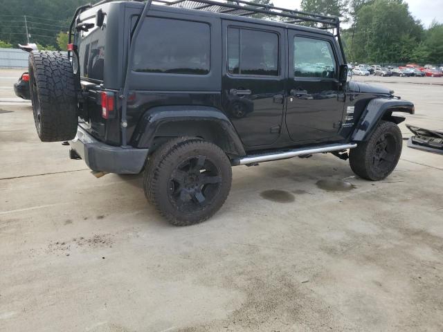 1C4HJWEG5EL137577 - 2014 JEEP WRANGLER U SAHARA შავი ფოტო 3