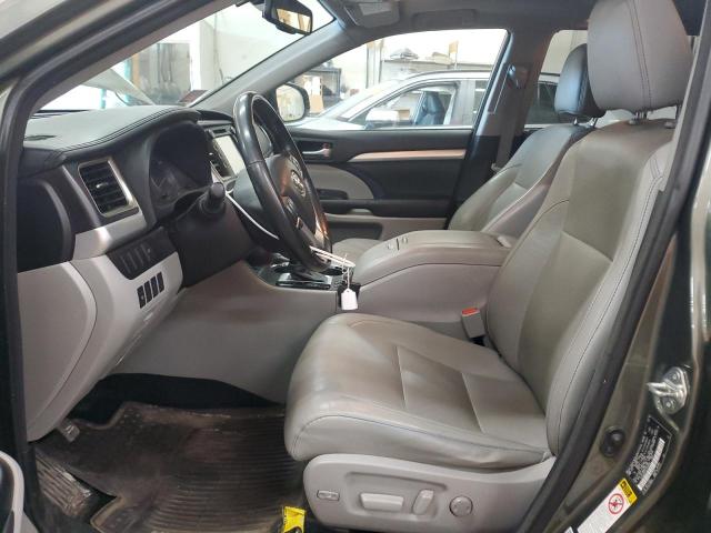 5TDJKRFH7FS154940 - 2015 TOYOTA HIGHLANDER XLE 绿色 照片 7