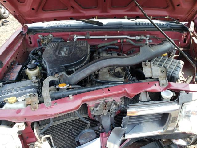 1N6DD26S3XC323006 - 1999 NISSAN FRONTIER KING CAB XE RED photo 11