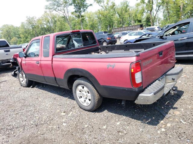 1N6DD26S3XC323006 - 1999 NISSAN FRONTIER KING CAB XE RED photo 2