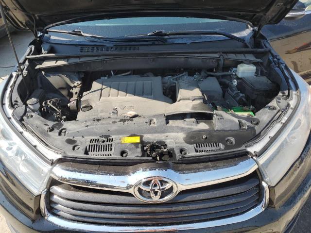 5TDKKRFH0FS115823 - 2015 TOYOTA HIGHLANDER XLE BLACK photo 12