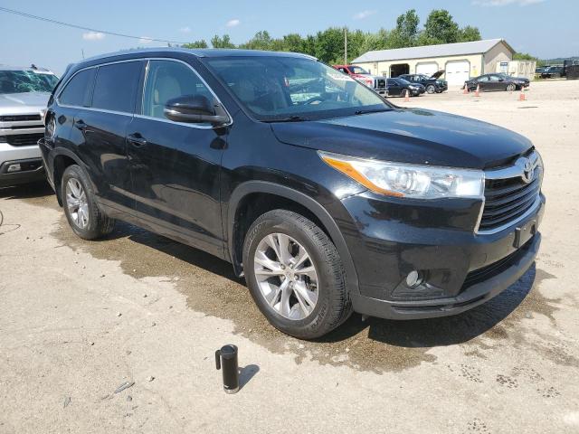 5TDKKRFH0FS115823 - 2015 TOYOTA HIGHLANDER XLE BLACK photo 4