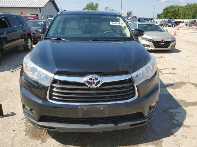 5TDKKRFH0FS115823 - 2015 TOYOTA HIGHLANDER XLE BLACK photo 5