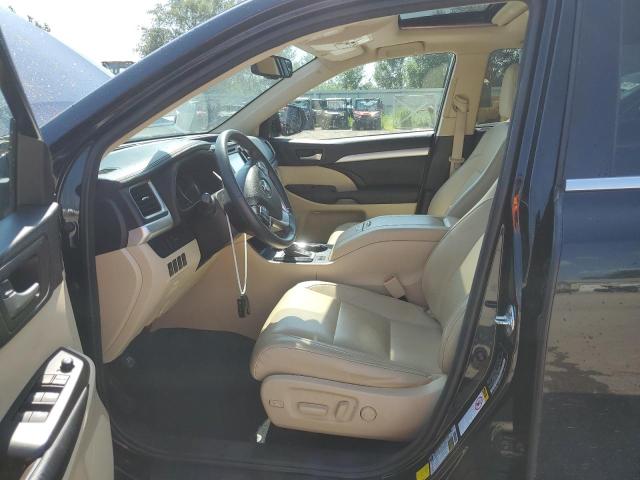 5TDKKRFH0FS115823 - 2015 TOYOTA HIGHLANDER XLE BLACK photo 7