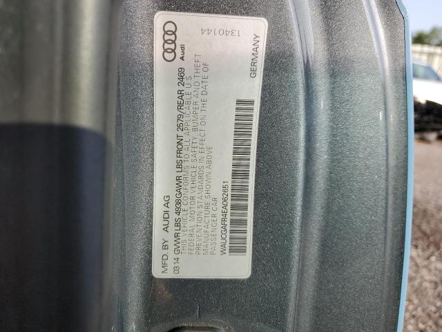 WAUCGAFR4EA062651 - 2014 AUDI S5 PREMIUM PLUS 蓝色 照片 12