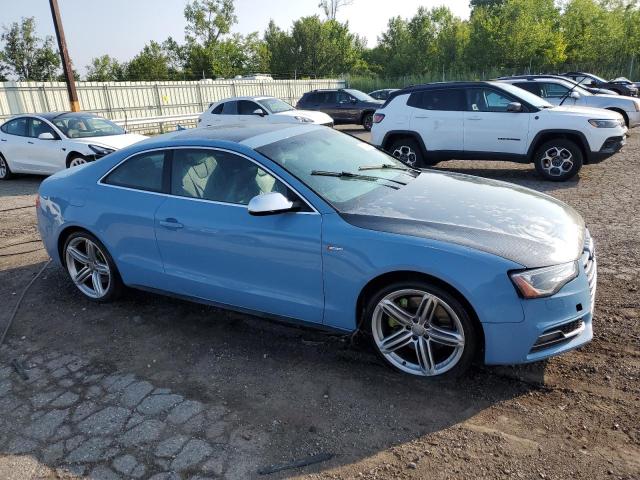 WAUCGAFR4EA062651 - 2014 AUDI S5 PREMIUM PLUS BLUE photo 4