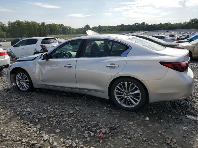 JN1EV7AP7JM365896 - 2018 INFINITI Q50 LUXE SILVER photo 2