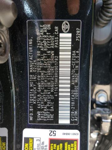 4T1G11AK8RU901782 - 2024 TOYOTA CAMRY SE NIGHT SHADE BLACK photo 13