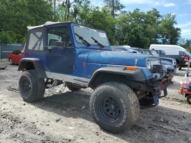 2J4FY39T8KJ133107 - 1989 JEEP WRANGLER / ISLANDER BLUE photo 4