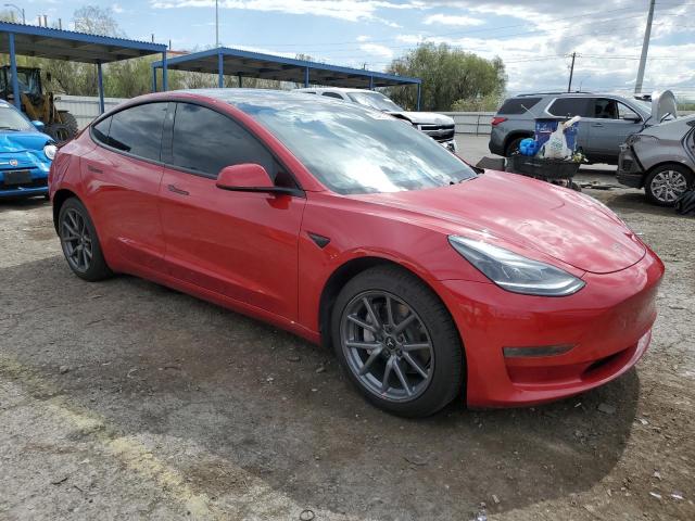 5YJ3E1EA7MF075369 - 2021 TESLA MODEL 3 红色 照片 4