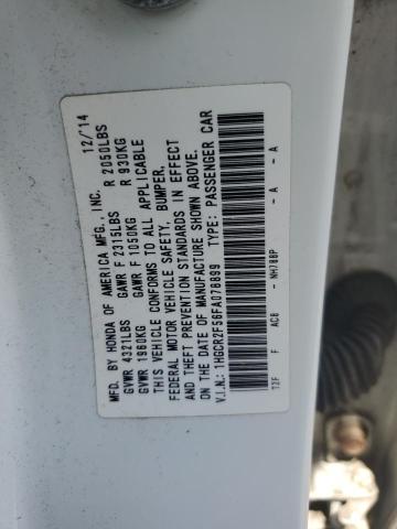 1HGCR2F56FA078899 - 2015 HONDA ACCORD SPORT WHITE photo 12