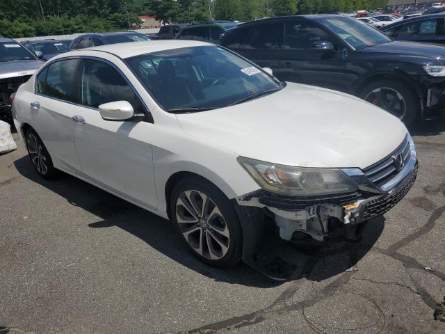 1HGCR2F56FA078899 - 2015 HONDA ACCORD SPORT WHITE photo 4