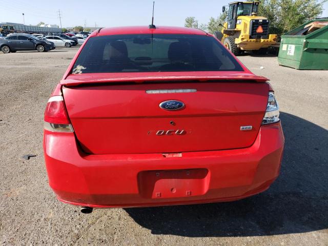 1FAHP35N48W199539 - 2008 FORD FOCUS SE RED photo 6