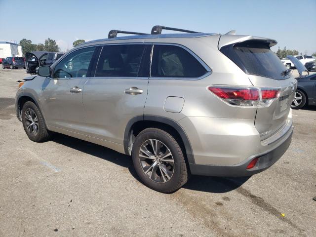 5TDKKRFH1GS136228 - 2016 TOYOTA HIGHLANDER XLE SILVER photo 2