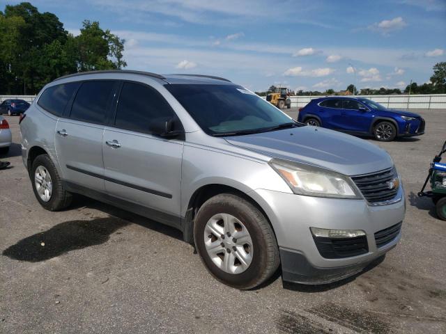 1GNKRFED0EJ108284 - 2014 CHEVROLET TRAVERSE LS SILVER photo 4