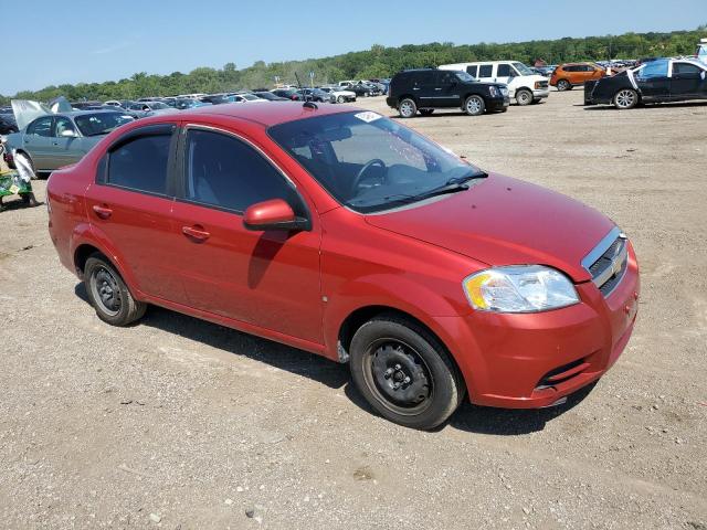 KL1TD56E99B640489 - 2009 CHEVROLET AVEO LS 红色 照片 4