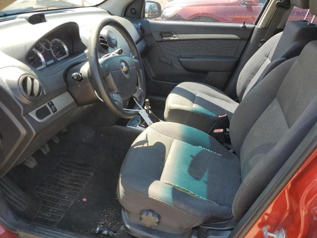 KL1TD56E99B640489 - 2009 CHEVROLET AVEO LS 红色 照片 7