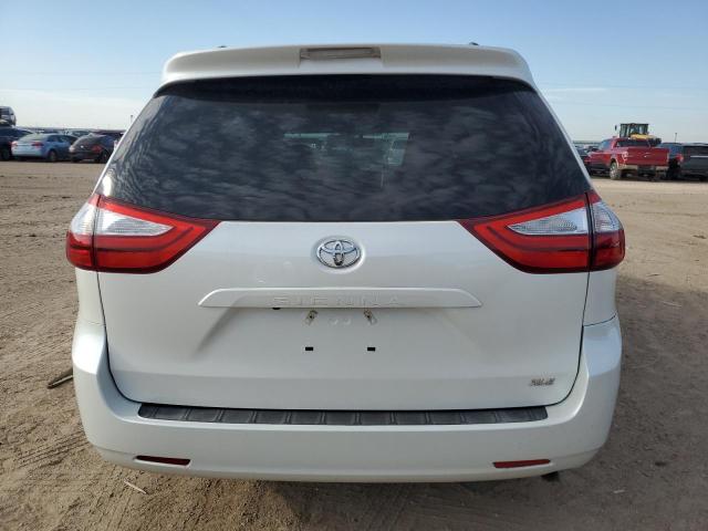 5TDYK3DC3GS745268 - 2016 TOYOTA SIENNA XLE WHITE photo 6