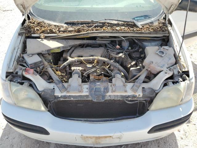 1GBDX23E63D208143 - 2003 CHEVROLET VENTURE INCOMPLETE WHITE photo 12